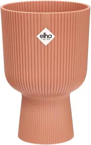 Elho Vibes Fold Coupe 14cm Delicate Pink Recycled Plastic Plant Pot