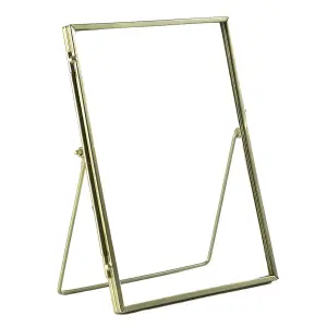 Nicola Spring - Standing Metal Photo Frame - 6" x 8"