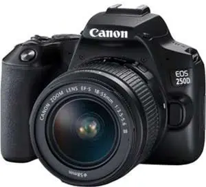 Canon EOS 250D DSLR Camera With EF-S 18-55 mm F/3.5-5.6 III Lens - 2 Year Warranty - Next Day Delivery