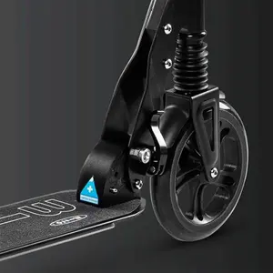 Adult Micro Scooter With Suspension - Black