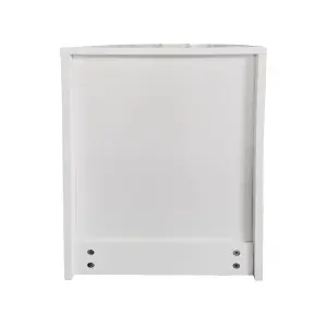 White Gloss Deep Drawer Chest of Drawers (2 Drawers)