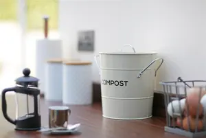 Caddy Company Compost Pail - Cream