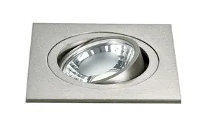 Luminosa ORIONE LED Recessed Adjustable Downlight Nickel 380lm 4000K 9x9x5.7cm