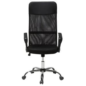 Beliani Minimalist Office Chair Black DESIGN