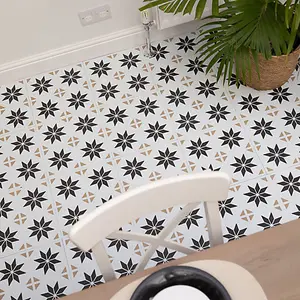 d-c-fix Vivid Stars Self Adhesive Vinyl Floor Tiles Pack of 11 (1sqm)