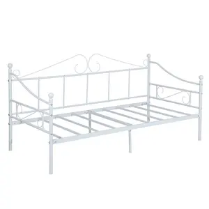 Roanne Single (90 X 190cm) Iron Daybed White