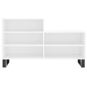 Berkfield Shoe Cabinet White 102x36x60 cm Engineered Wood