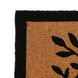 Coir Door Mat - Tree of Life Rectangle 90 x 60 cm