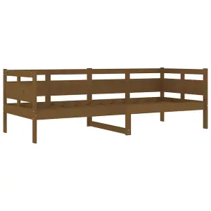 Berkfield Day Bed Honey Brown Solid Wood Pine 80x200 cm