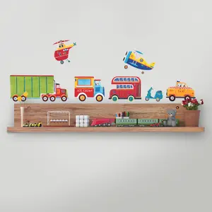 RoomMates Transportation Peel & Stick Wall Decals