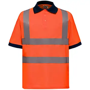 Yoko Hi-Vis Short Sleeve Polo Shirt / Mens Workwear