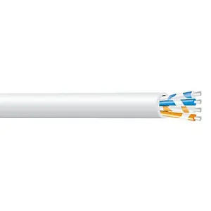 Time White 4 core Telephone cable, 25m