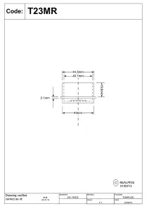 McAlpine T23MR 1.5" Temporary Blanking Off Cap