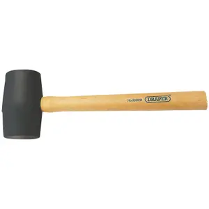 Draper Rubber Mallet With Hardwood Shaft 410G - 14.5oz 51095