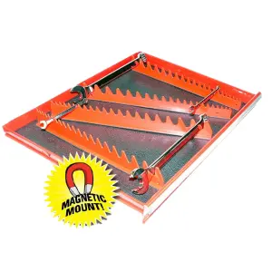 Ernst 40 Tool Space Saver Spanner/Wrench Rail Organisers Magnetic Red 6014M