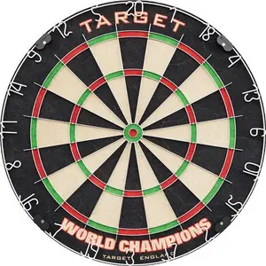 Target Darts World Championship Dartboard Set Bundle | Arc Dart Boards Light System, Full Length Darts Oche Mat, Dart Board Surround (Black Or Red