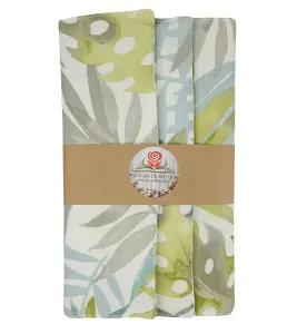 HANDMADE PLACEMATS - PARADISE GREEN - 43 X 29 CM SET OF 2