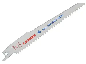 20572-656R Wood Cutting Reciprocating Saw Blades 150Mm 6 Tpi (Pack 5)