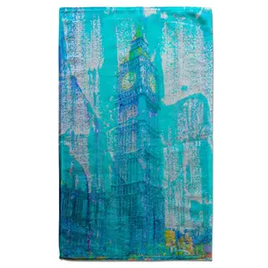 Cotton Tea Towel Kitchen Towel (Set of 3) Blue