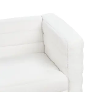 2 Seater Boucle Sofa Off-White HOFN