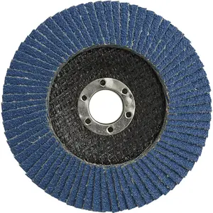 High-Performance 100mm Zirconium Flap Disc with 16mm Bore for Surface Preparation