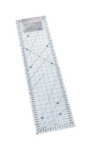 PWORK RULER 16X60CM - Rule: Patchwork: Metric: 16 x 60cm: 1 Piece - Milward