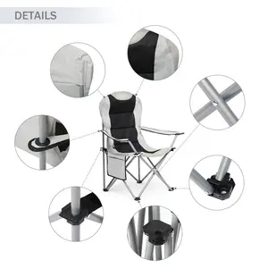 Thurmont Folding Camping Chair (Set of 2) Black