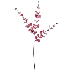 Pack of 6 x 80cm Pink Eucalyptus Foliage Stem