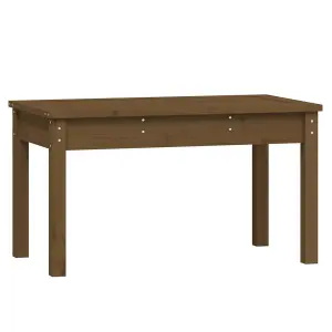 Berkfield Garden Bench Honey Brown 80x44x45 cm Solid Wood Pine