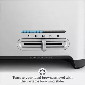 Sage The Smart Toast 4 Slice Toaster, Stainless Steel