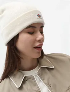 Dickies Gibsland Beanie Hat Unisex Ecru Size One Size