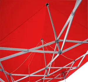 3m x 3m Extreme 50 Instant Shelter Pop Up Gazebos Frame & Canopy - Red