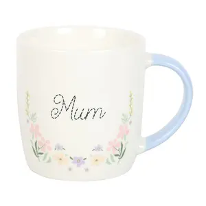 Something Different Mum Floral 350ml Mug Pastel (One Size)