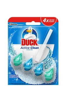 Duck Toilet Rim Block Active Clean Marine 38g x 3