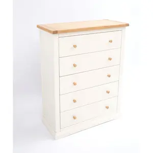 Castelli 5 Drawer Chest of Drawers Wood Knob