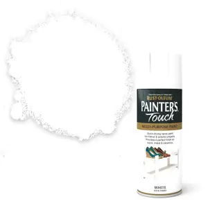 Rust-Oleum Painter's Touch White Satinwood Multi-surface Decorative spray paint, 400ml