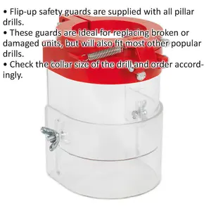 High-Quality Drill Press Safety Guard with 62mm Collar for Enhanced Protection