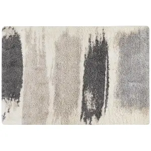 Shaggy Area Rug 200 x 300 cm White and Grey MARTUNI