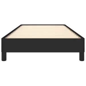 Berkfield Bed Frame Black 90x190 cm 3FT Single Fabric