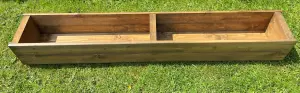 Extra Long Wooden Planter Garden Flower Trough Plant Tub 1.5m