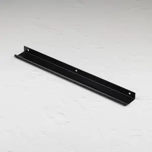 350mm Matt Black Profile Edge Cabinet Pull Cupboard Door Drawer Wardrobe Furniture