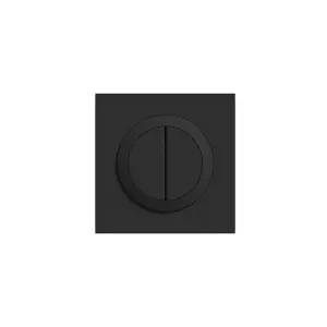 Nes Home Modern Matt Black Round Button WC Flush Plate