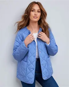 Cotton Traders Women's In-The-Clouds Quilted Jacket In - Size 14