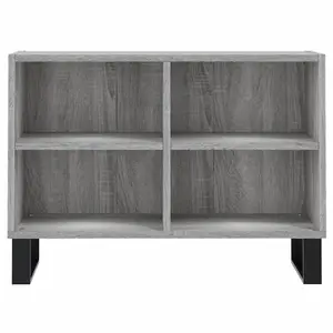 Berkfield TV Cabinet Grey Sonoma 69.5x30x50 cm Engineered Wood