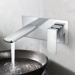 Nes Home Finn Wall Mounted Basin Mixer Tap & Basin Waste Chrome