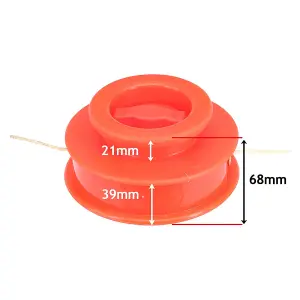 SPARES2GO Line Spool Cover compatible with Spear & Jackson SPJBC30 Strimmer Trimmer