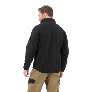 Site Karker Black Fleece jacket Large