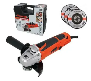 HEAVY DUTY 900W 4.5" 115MM ELECTRIC ANGLE GRINDER IN CASE AND 3 DISCS CT0827