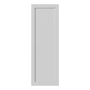 Tydeman Matt grey Shaker 70:30 Larder Cabinet door (W)500mm (H)1467mm (T)20mm