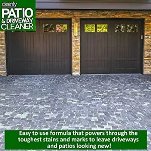 Cleenly Patio & Driveway Cleaner 20L - Remove Stains, Dirt and Grime - Use on Block Paving, Steps, Paths, Concrete